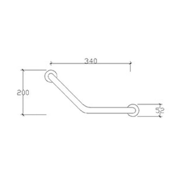 Μπάρα στήριξης 34 cm 74110